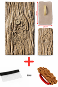Matriță silicon textură Lemn Rustic + CADOU Burete Pentru Texturi SAU Pieptene Pentru Texturare Pereti